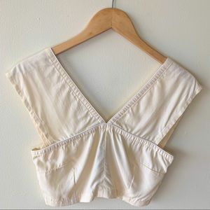 Valija XS Creme Boho Crop Top